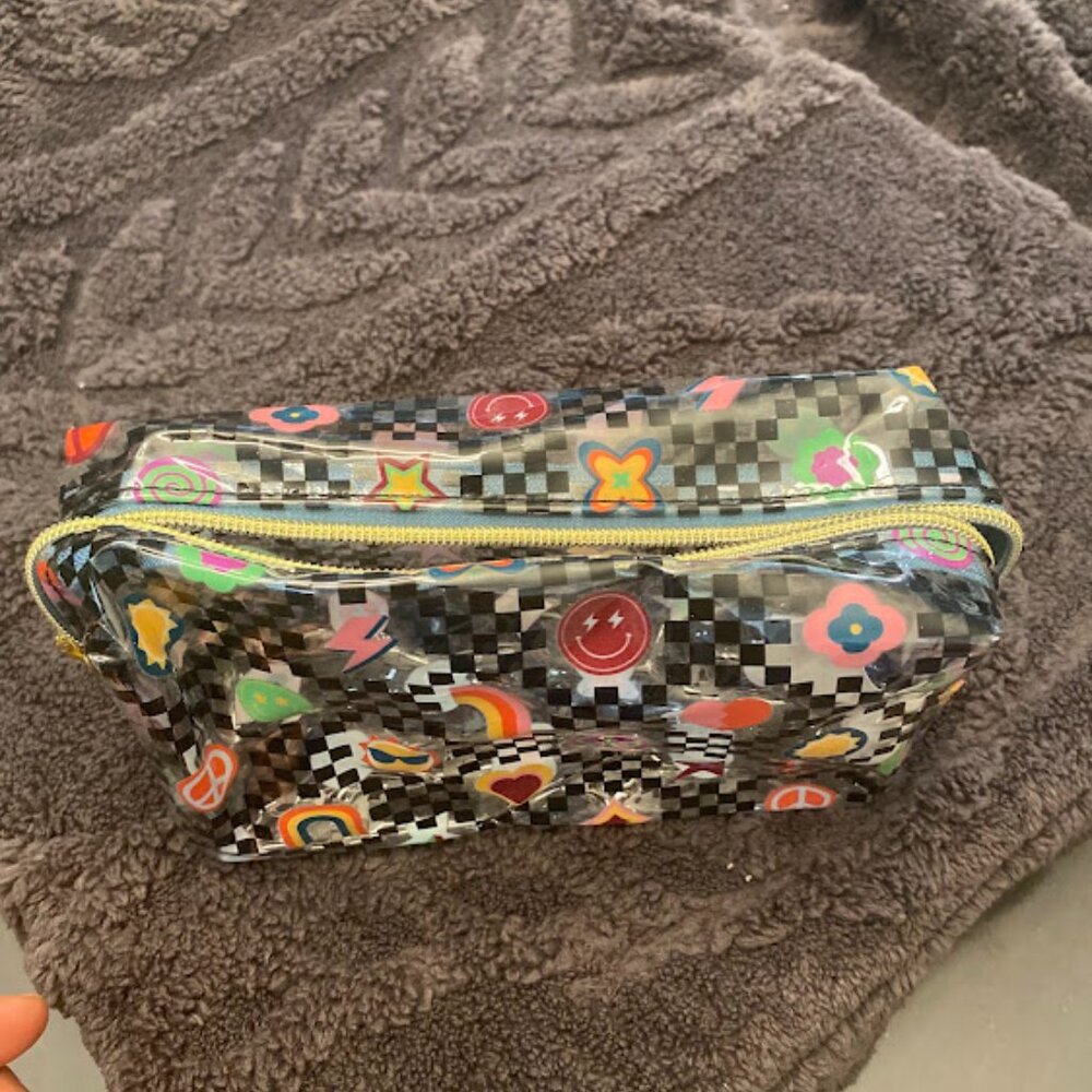 Checked Pen and Pencil case